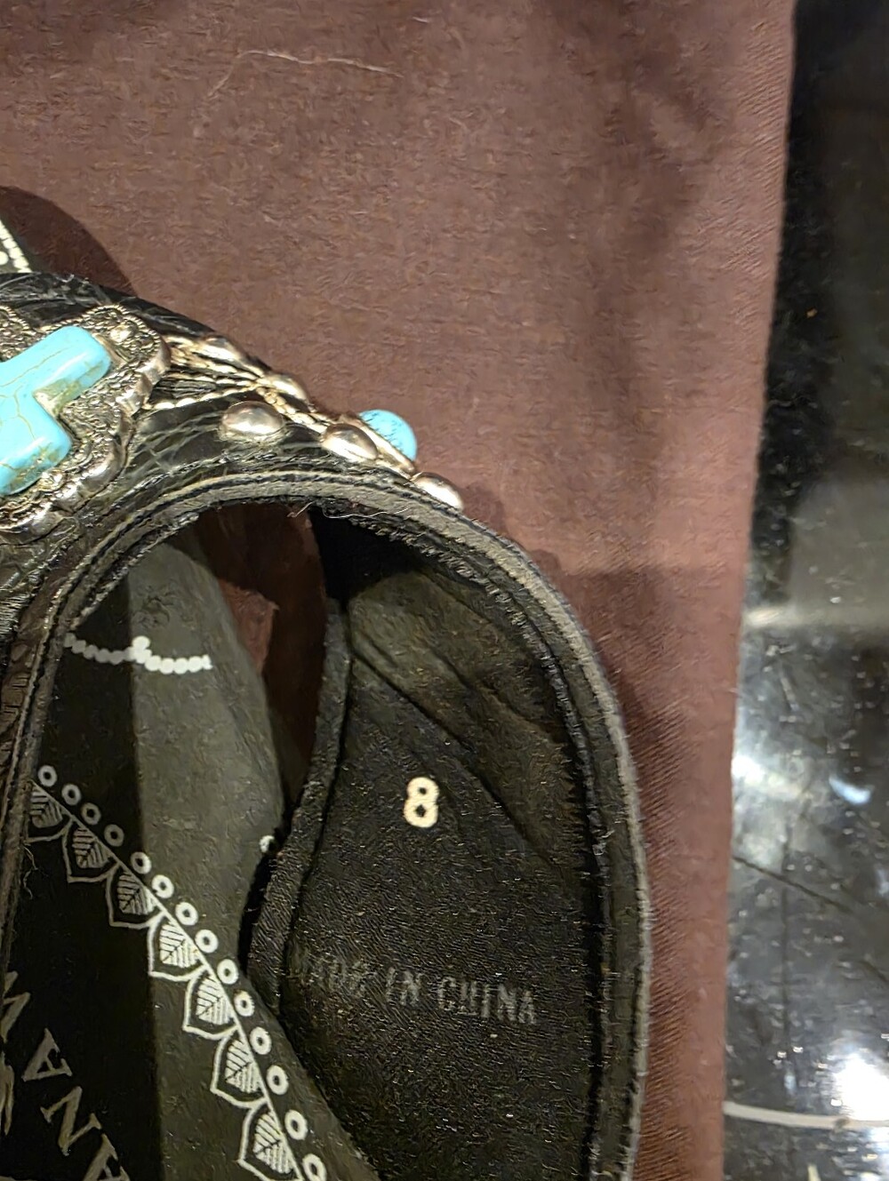 Montana West Wedge Flip Flop Thong Sandals Size 8 - Picture 6 of 6